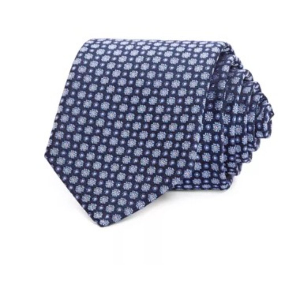 Sold - The Men's Store Bloomingdale's Floral Jacquard Classic Tie 100% Exclusive - Picture 8 of 10